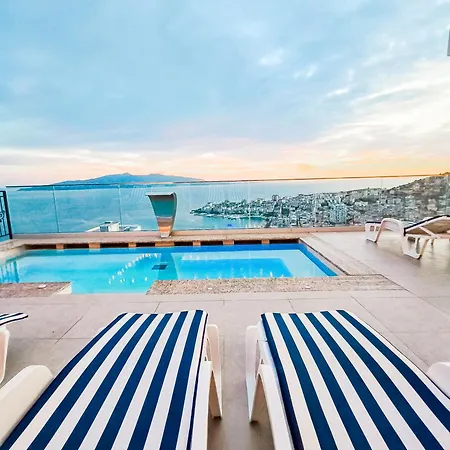 Sunset Shoreline - Sea View - Free Private Parking - Pool Ξενοδοχείο