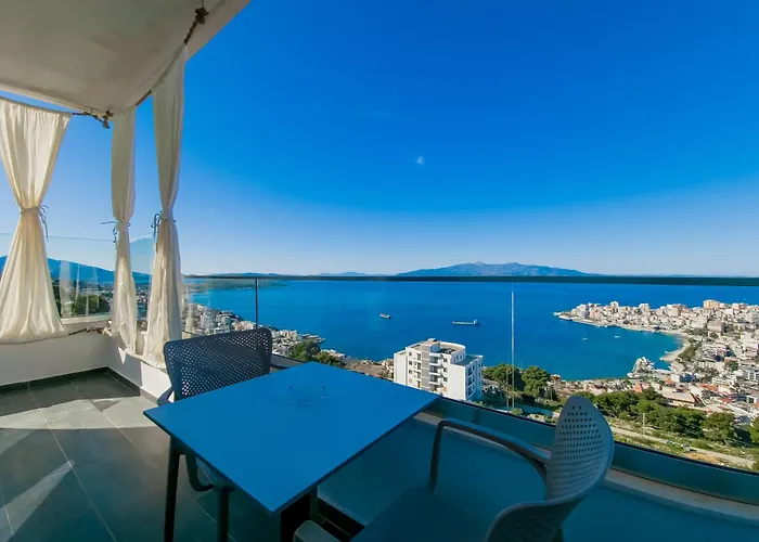 Sunset Shoreline - Sea View - Free Private Parking - Pool Hotel Sarandë