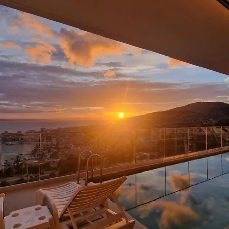 Hotel Sunset Shoreline - Sea View - Free Private Parking - Pool Sarande