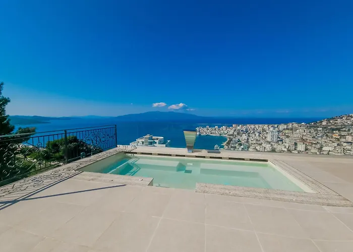 Sunset Shoreline - Sea View - Free Private Parking - Pool Hotel Sarandë
